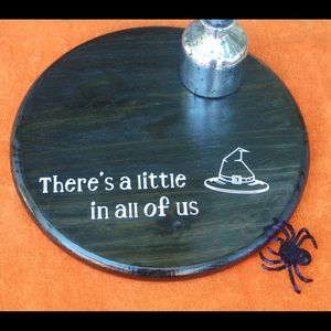 1” thick by 15” round witchy wood lazy susan